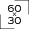 60 x 30 cm