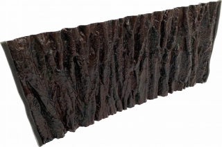3D pozadí do akvaria Kůra hnědá 100x40 s pěnovým okrajem